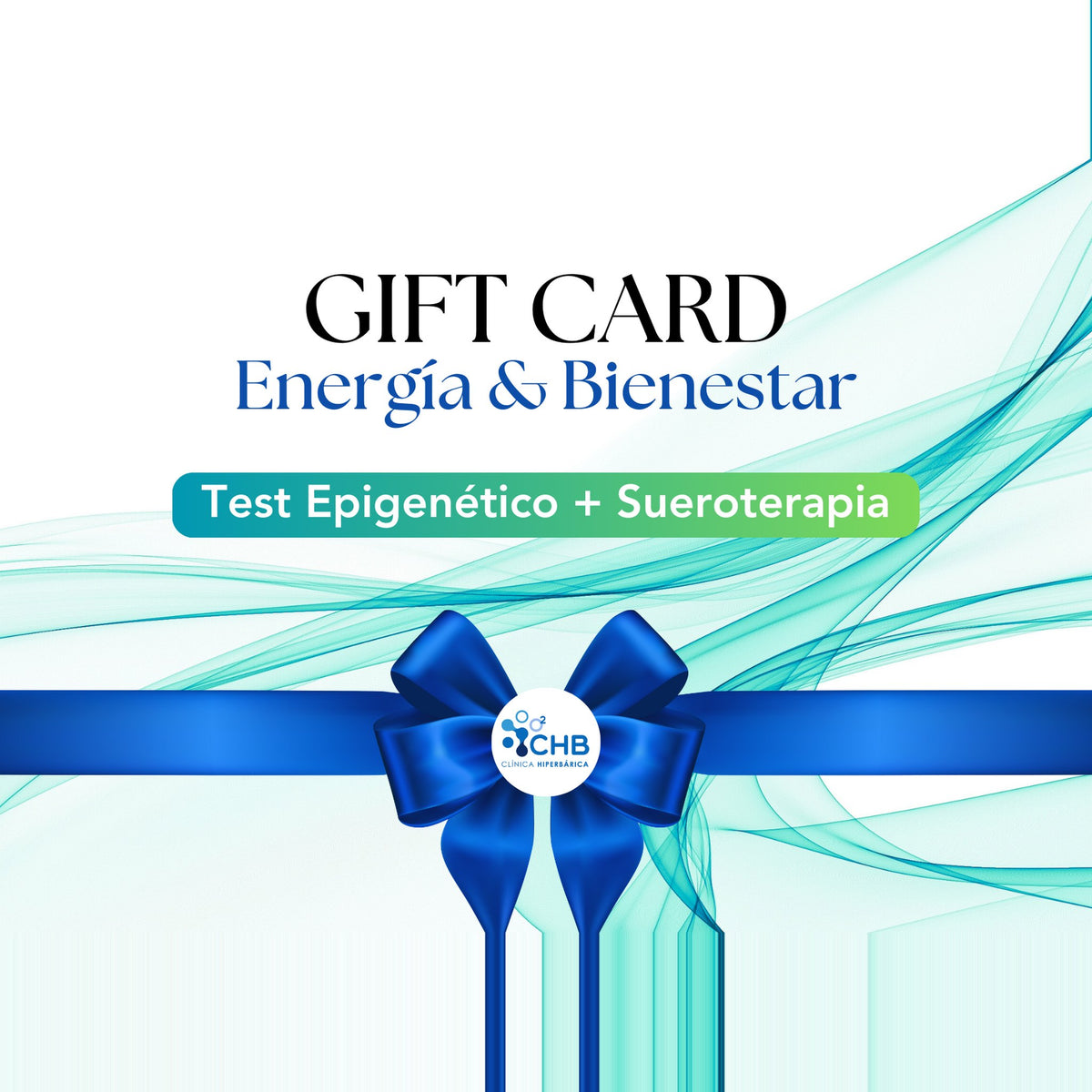 Gift Card Energía y Bienestar: test epigenético más sueroterapia en Clínica Hiperbárica