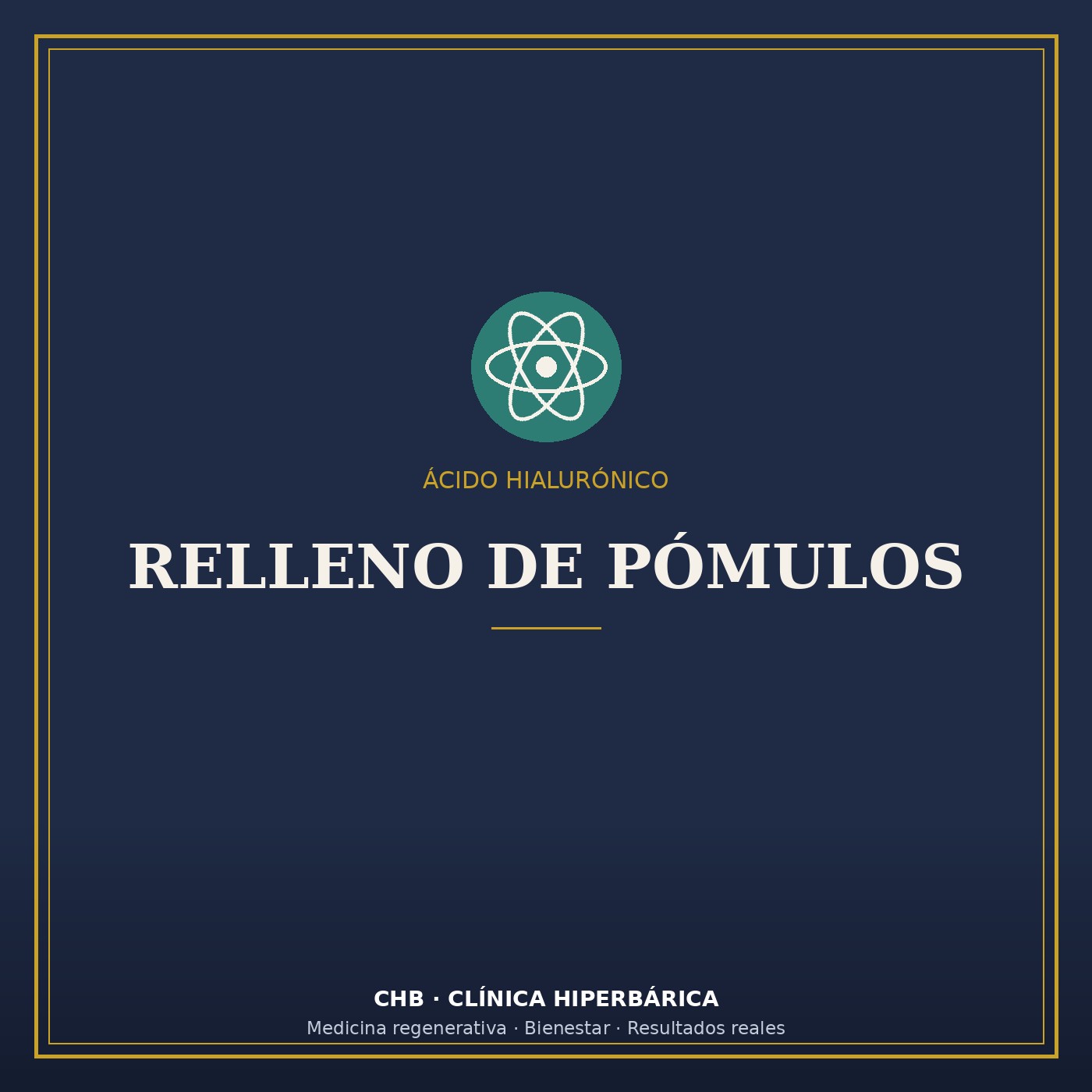 Relleno de Pómulos con Ácido Hialurónico — Clínica Hiperbárica