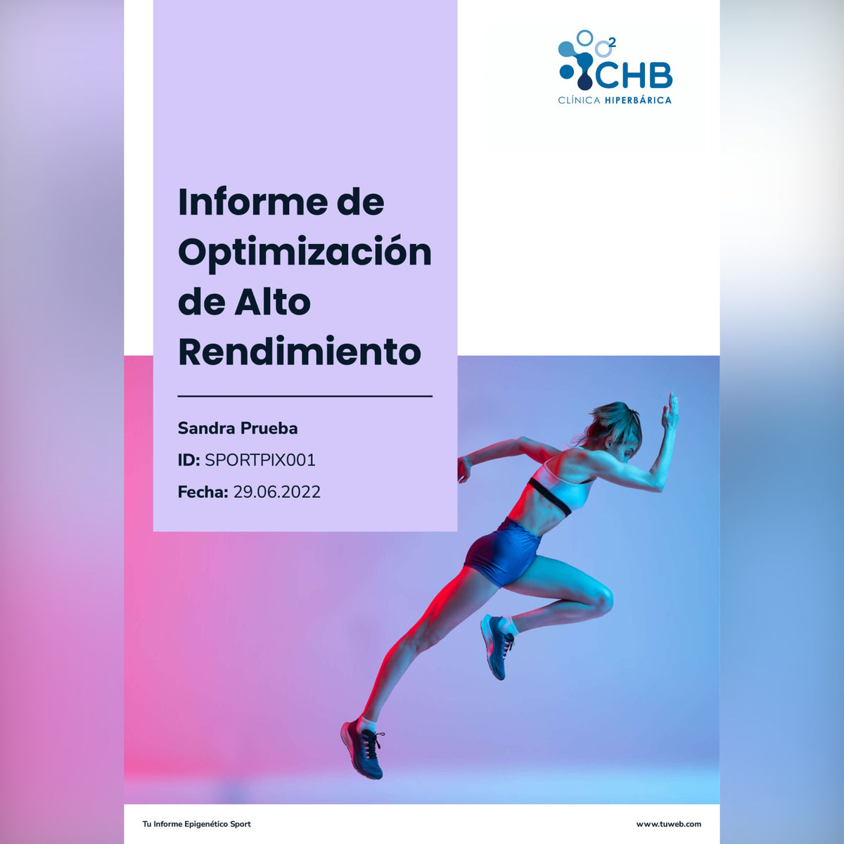 Portada del Informe de Optimización Epigenética de Alto Rendimiento