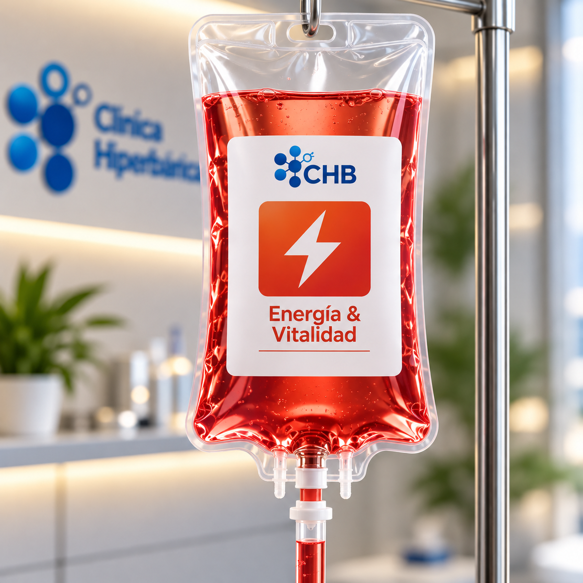 Suero endovenoso Energía y Vitalidad de Clínica Hiperbárica
