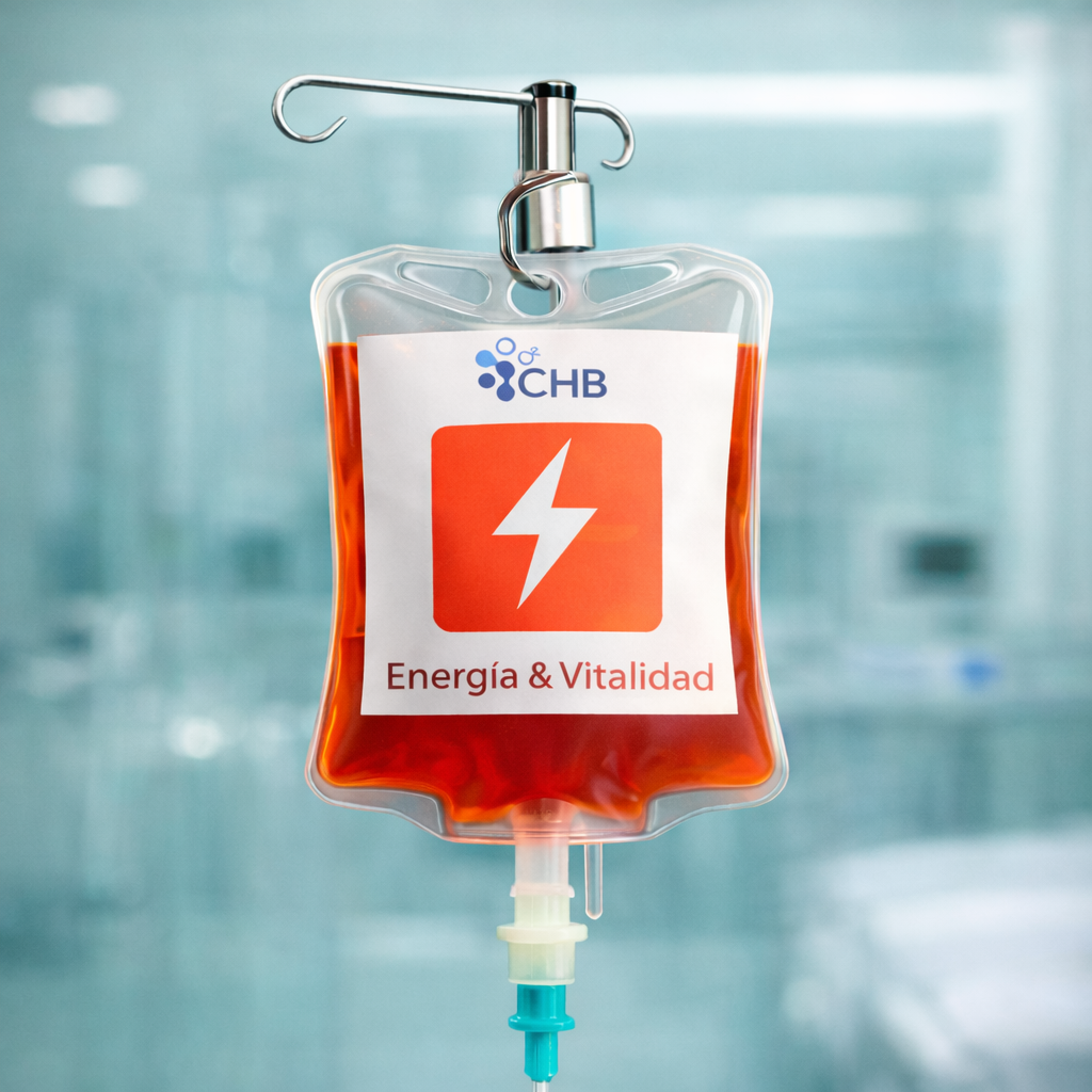 Suero endovenoso Energía & Vitalidad de Clínica Hiperbárica