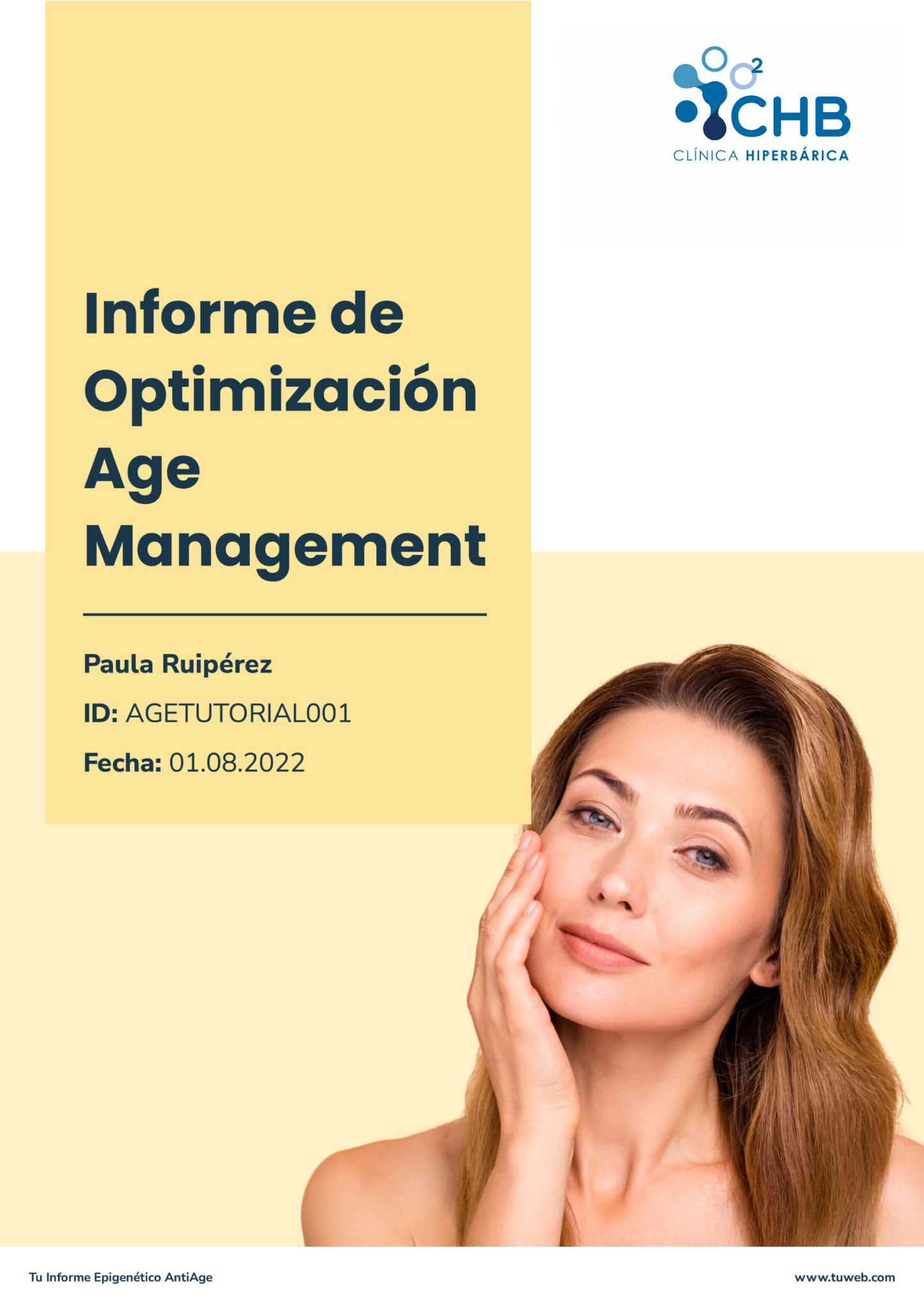 AGE MANAGEMENT Informe de Optimización Epigenética