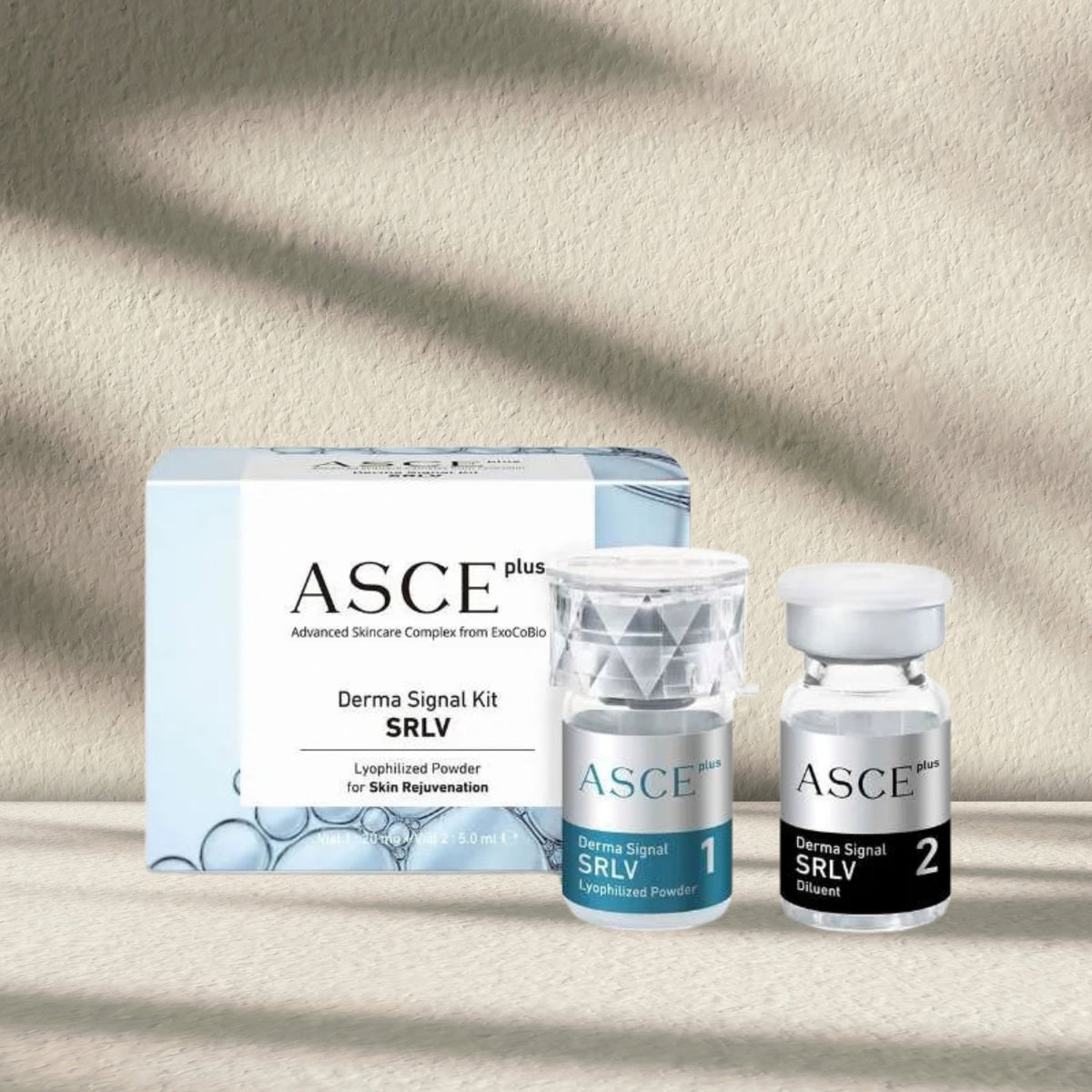 Kit ASCE plus Derma Signal SRLV con viales de exosomas para tratamiento facial