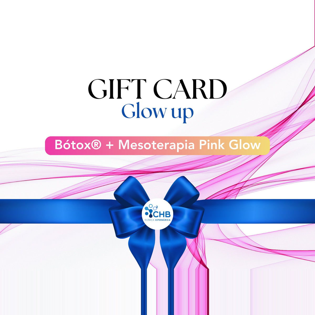 Gift Card Glow Up: bótox y mesoterapia facial Pink Glow en Clínica Hiperbárica