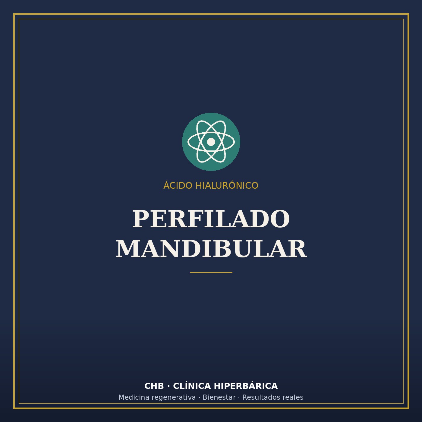 Perfilado de Borde Mandibular con 2 ml de Ácido Hialurónico — Clínica Hiperbárica