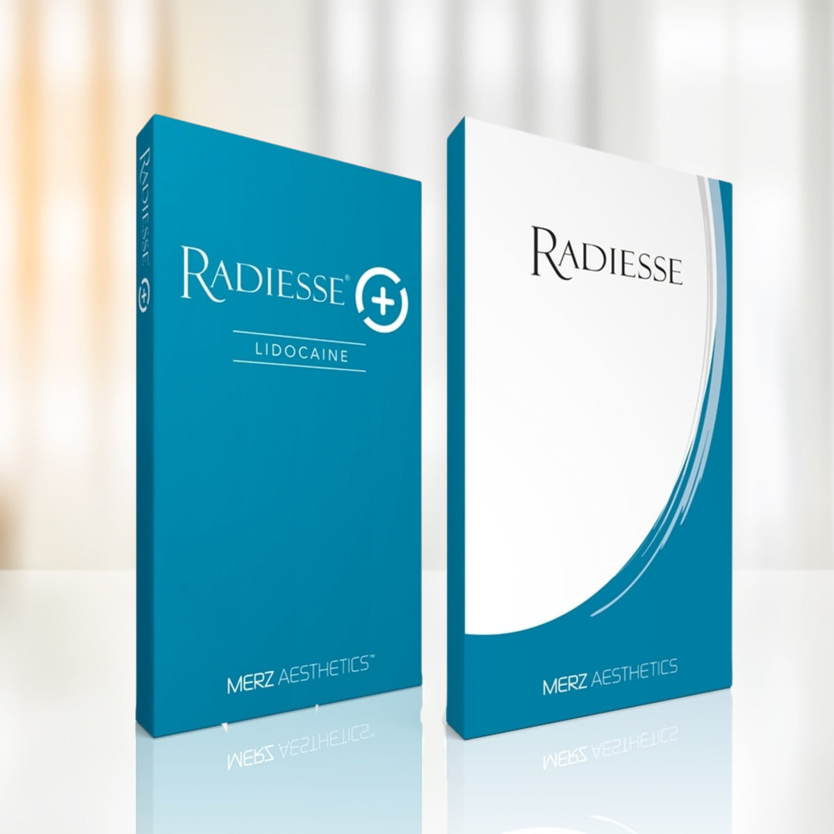 Cajas de Radiesse y Radiesse con lidocaína de Merz Aesthetics