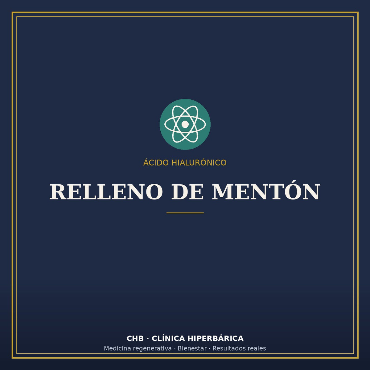 Relleno de Mentón con Ácido Hialurónico — Clínica Hiperbárica