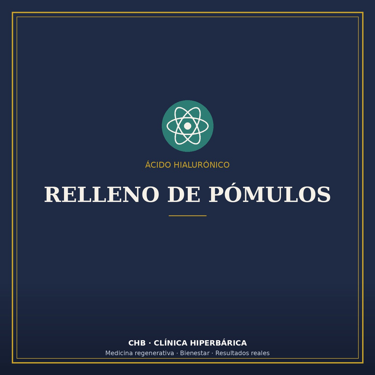 Relleno de Pómulos con Ácido Hialurónico — Clínica Hiperbárica