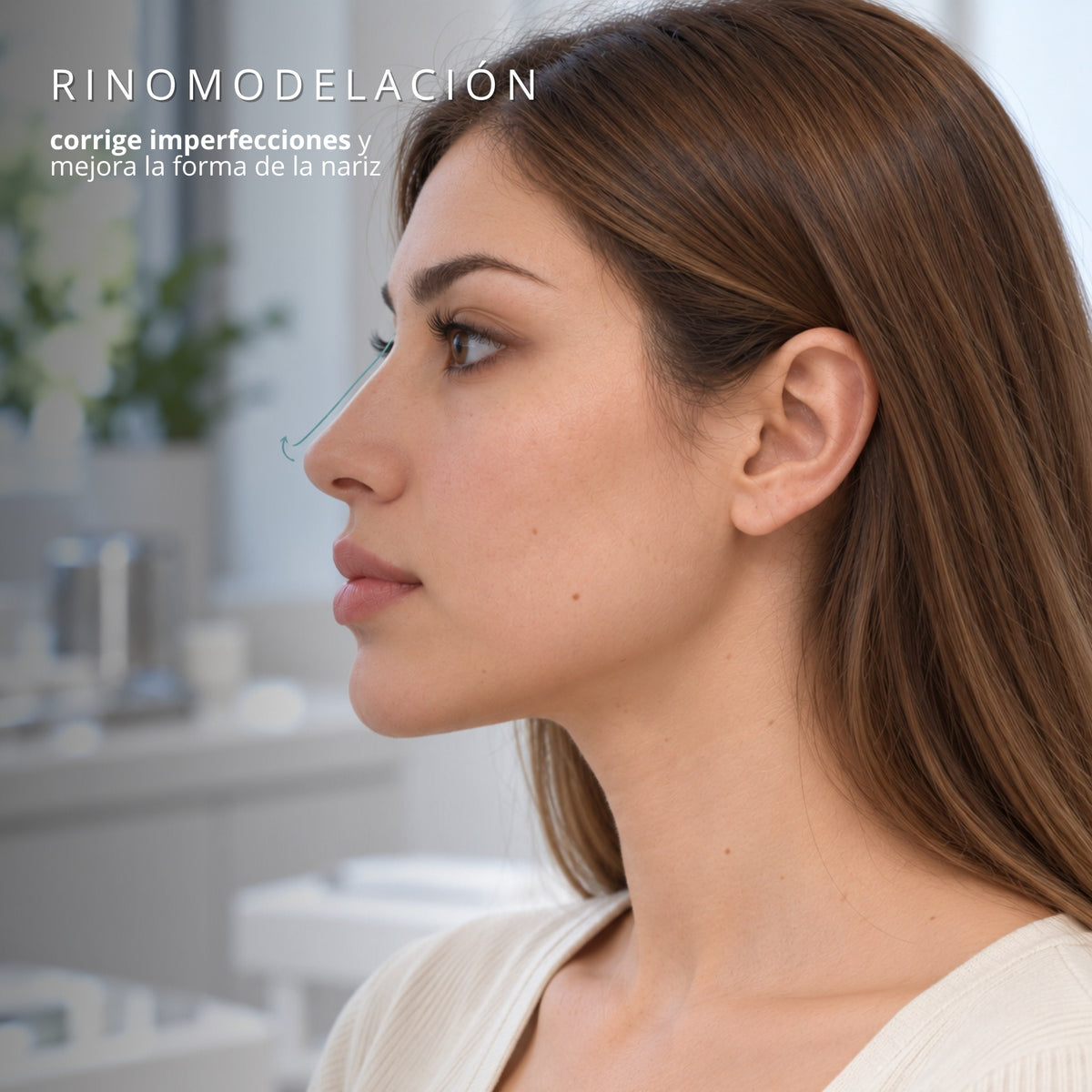 Perfil de paciente tras rinomodelación con ácido hialurónico