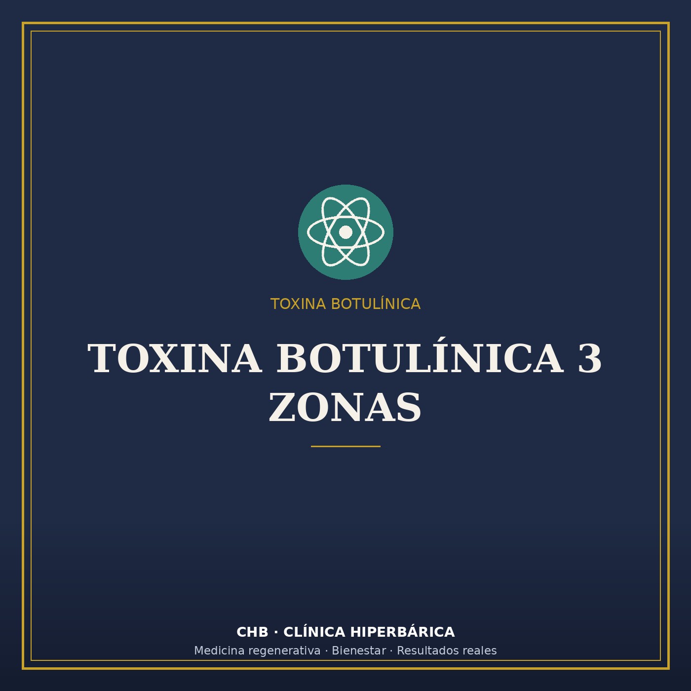 Toxina Botulínica en 3 zonas — Clínica Hiperbárica
