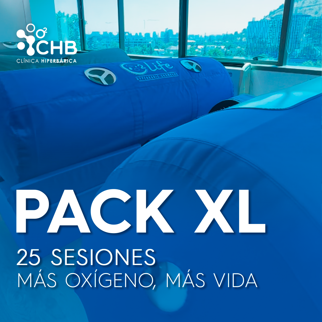 Cámara hiperbárica de Clínica Hiperbárica — Pack XL de 25 sesiones