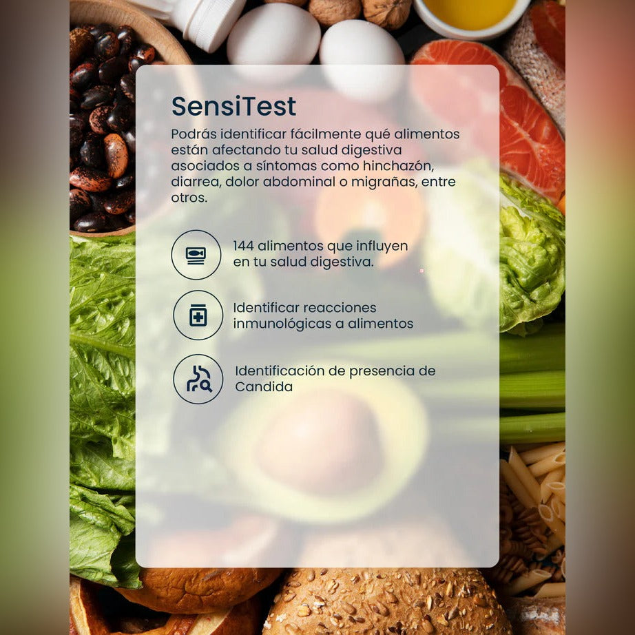 SensiTest identifica alimentos asociados a hinchazón, dolor abdominal o migrañas