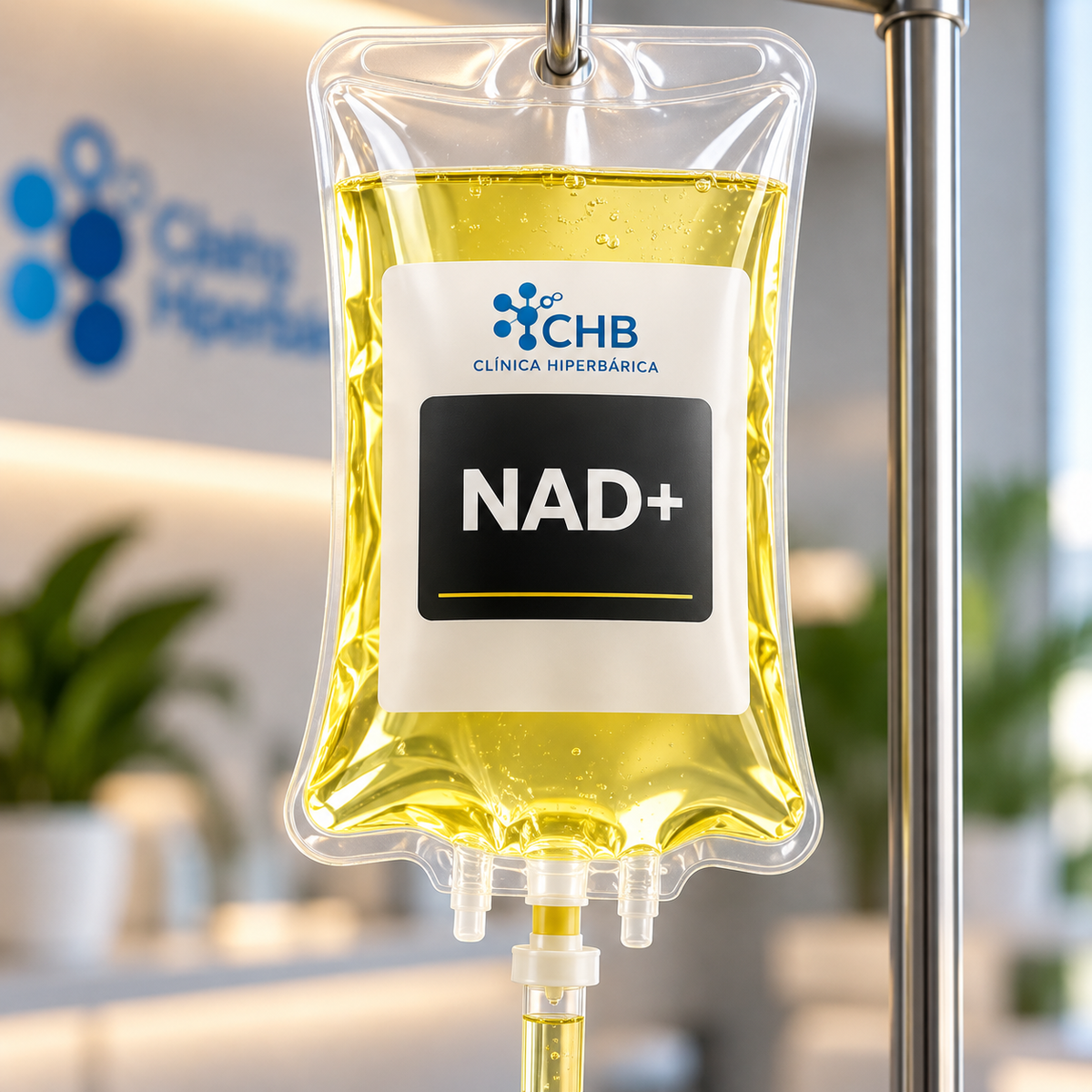 Suero endovenoso NAD+ de Clínica Hiperbárica