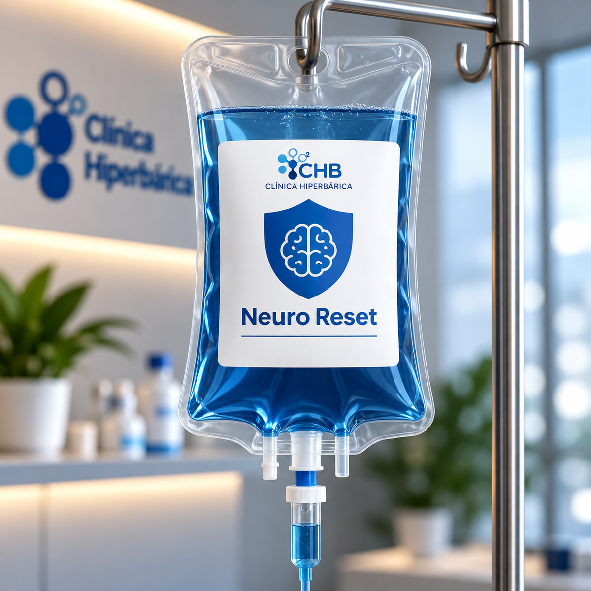 Suero endovenoso Neuro Reset de Clínica Hiperbárica